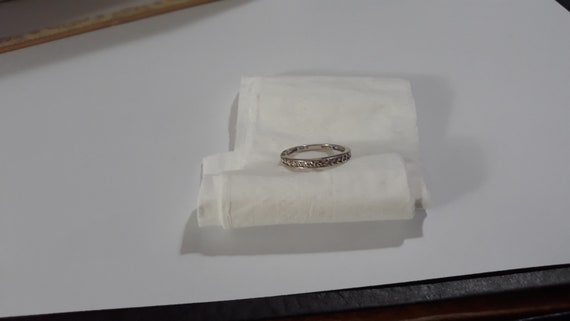 1980s Ring Stackable Size 6 Micro High Quality  S… - image 3