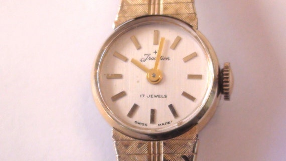 Women\'s Antique Tradition 17 Jewels Watch Vintage Tradition 17 Jewels Automatic Gold Plated Ladies  main image 2