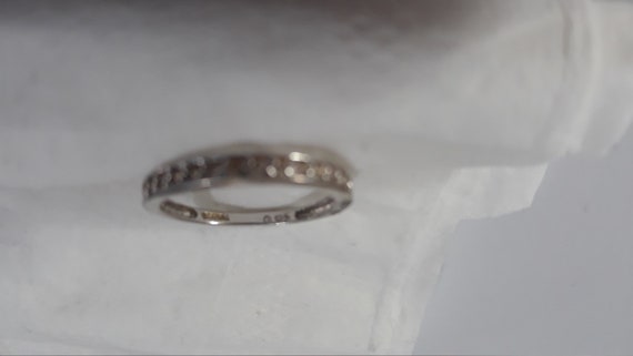 1980s Ring Stackable Size 6 Micro High Quality  S… - image 4