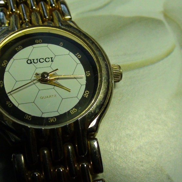 Gucci Vintage muñeca reloj Pre propiedad trabajando diseño mujeres réplica pulsera reloj en venta ahora