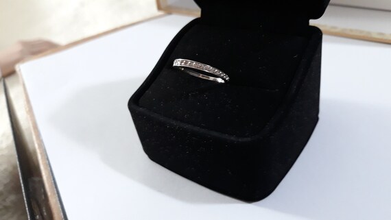 1980s Ring Stackable Size 6 Micro High Quality  S… - image 7