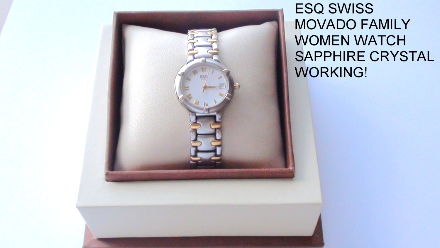 ESQ MOVADO Esquire Ladies Watch 18k 