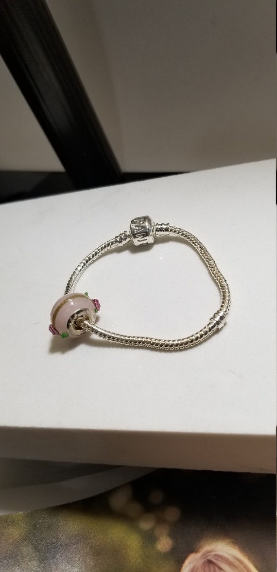 Pandora Wonderful Wedding Cake Bead Charm on Brace