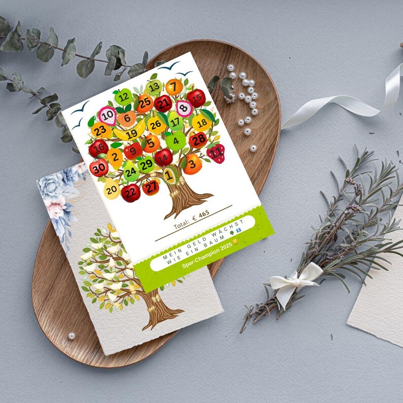 Savings Tree Examples 30-day Savings Challenge Printable | Savings Tree PDF | Money Saving ...
