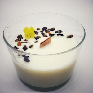 Handmade bergamot candle