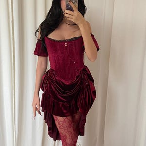 velvet dress