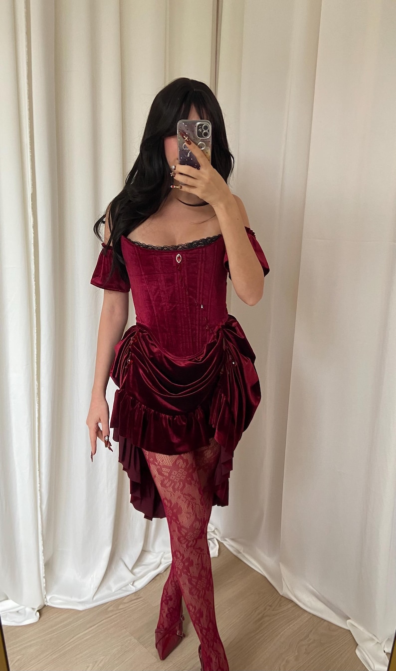 velvet dress