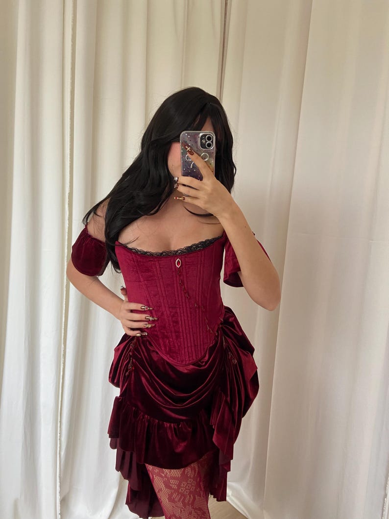 Velvet Corset Dress