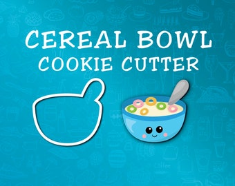 Cereal Ramen Bowl Food 3D Cookie/Fondant Cutter