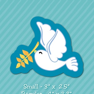 Dove Peace 3D Cookie Cutter