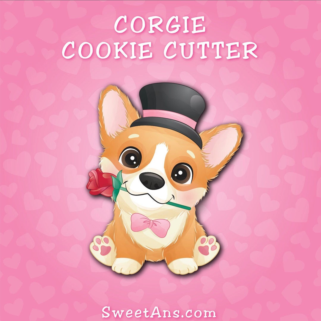 TOPOS DE CUPCAKE COMESTIBLES DE CORGI (24uds): Fondant Glaseado, Adorables Y Británicos 🐶👑