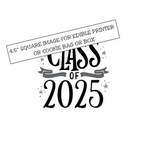 2025 DIGITAL Graduation Prints schwarz und grau nur Instant Download Druckbare PNG JPEG Digitale Dateien für Eddie Bundle