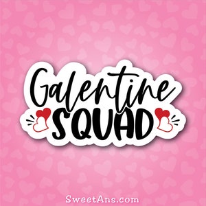 DIGITAL Galentine Squad Valentine 3D Cookie Cutter and Printable PNG STL Digital Files For Eddie Digital File only