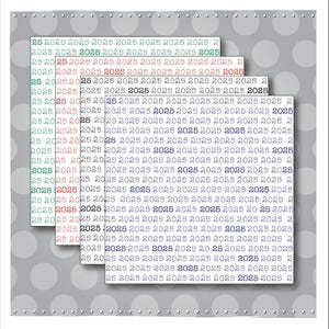 DIGITALE 2025 achtergrond afstuderen tekst wordt afgedrukt Instant Download afdrukbare PNG digitale JPEG-bestanden voor Eddie Bundle Multicolor