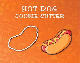 Hot Dog / Food 3D Cookie/Fondant Cutter