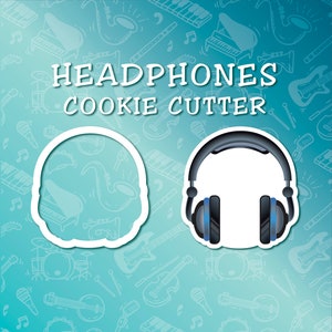Headphones 3D Cookie/Fondant Cutter