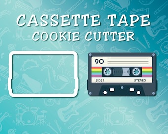 Cassette Tape 3D Cookie Cutter