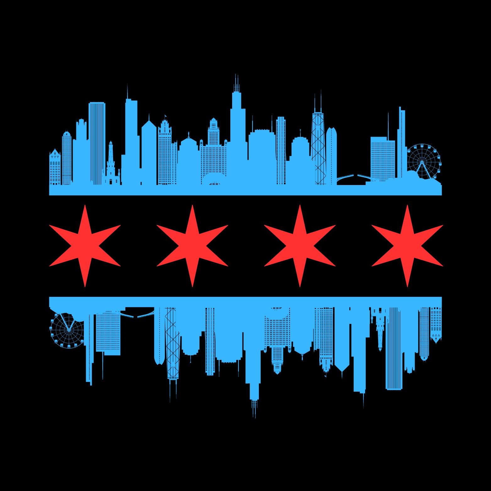 Chicago Teams Flag