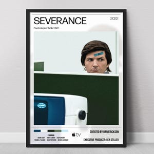Severance TV Show Poster Print - Apple TV Series Wall Art - Psychological Thriller Movie Poster - Home Decor Gift