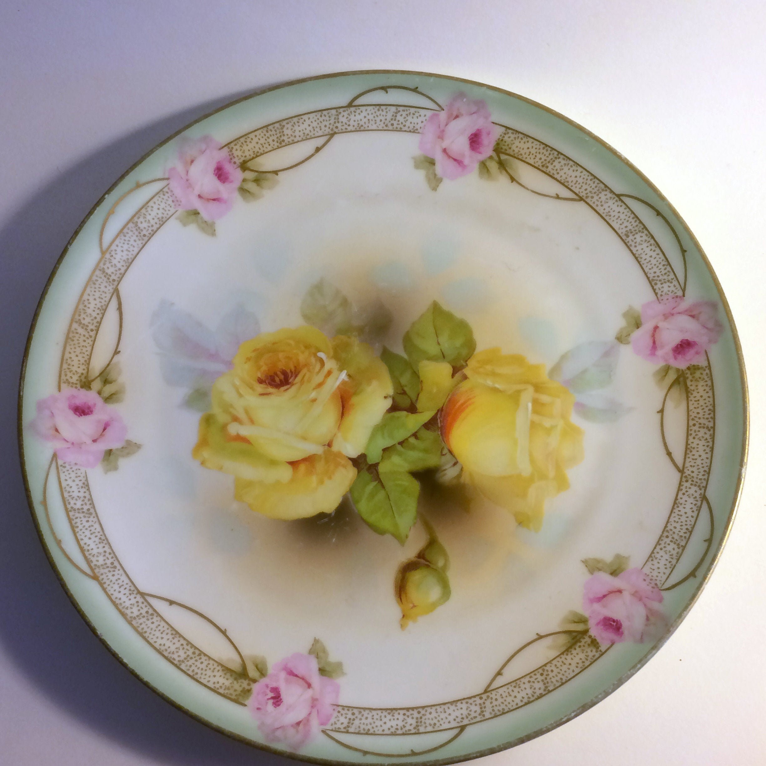 Antique Vintage Hand Painted Royal Rudolstadt Prussia Porcelain