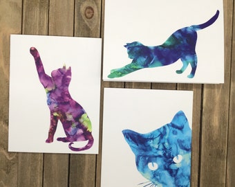 Cat Note Cards Collection #2, Set of 6