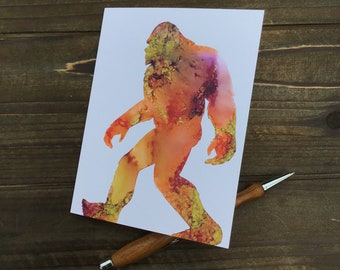 Bigfoot Note Cards, Set of 3