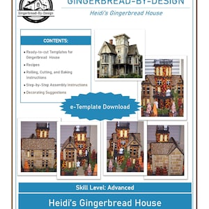 Heidi's Gingerbread House Template