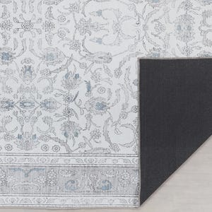 Soft Blue Oushak inspired Hand Knotted Rug 4x6, 5x8, 6x9, 8x10, 9x12, 10x14 ft Handmade Rugs for Living Room - Antique Contemporary rug