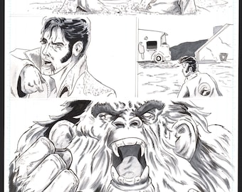 King Surf- "Too much Monkey Business" page 5 original art