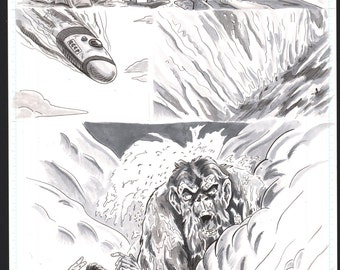 King Surf- "too Much Monkey Business" page 1 Original Art