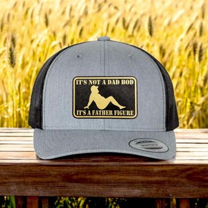 It's not a dad bod, it's a father figure hat | Funny Hat | Funny Gift | Trucker Hat | Patch Hat | Holiday Gift | Fathers Day Gift | Husband