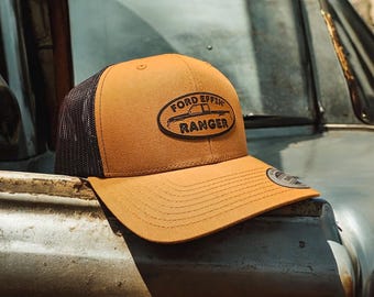 Ford Effin Ranger Hat | Mechanic Hat | Car Guy | Funny Hat | Ford Ranger | Trucker Hat | Patch Hat | Holiday Gift | Fathers Day