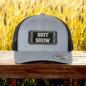 Ticket voor de shitshow-hoed | shitshow | Grappig cadeau | Truckerpet | Hoed met patch | Vakantiecadeau | Kerstcadeau