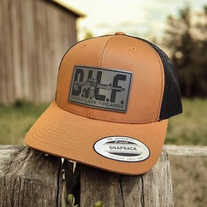 Dilf | Damn I love firearms | Funny Hat | Funny Gift | Trucker Hat | Patch Hat | Holiday Gift | Christmas Gift | Husband Gift