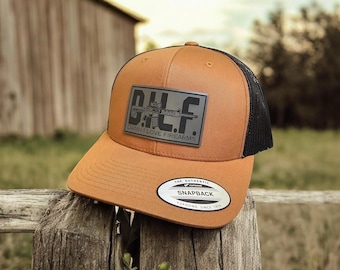 Dilf | Damn I love firearms | Funny Hat | Funny Gift | Trucker Hat | Patch Hat | Holiday Gift | Christmas Gift | Husband Gift