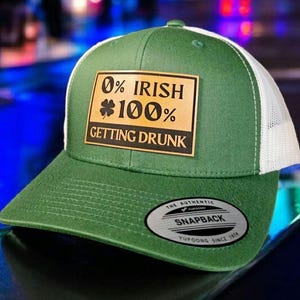 St Patty's Day Hat| St Paddy's Day | Green Hat | Funny Gift | Trucker Hat | Patch Hat | St Patricks Day | St Patty's Day