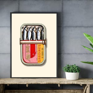 The overall tone of the artwork is nostalgic and artistic, celebrating everyday objects with a touch of whimsy. The intricate details and vibrant colors make it a charming addition to any kitchen or dining space.