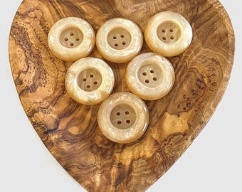 XL Vintage Coat Buttons, Nice Quality Mid Century Plastic (1 3/4 or 1 3/8 inch, 44 or 34mm)