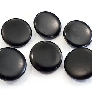 Classic Glass Vintage Buttons, 8 pieces for Sewing, Knitting, Victorian Steampunk Cosplay, 18mm Shank Style