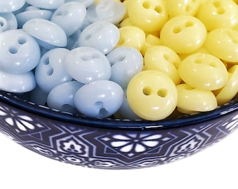 Vintage Baby Button Sets in Your Choice of Colors, Japanese Sewing Buttons for Knitting Baby Sweaters, 1/2 inch 11mm