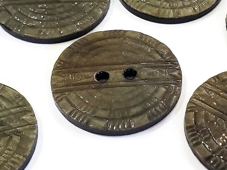 Antique Buttons Great for Sewing Projects or Crafters 7 Celluloid Wafer Buttons Antique Buttons Great for Sewing Projects or Crafters 7 Celluloid Wafer Buttons