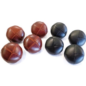 Vintage Leather Blazer Button Sets in Your Choice of Color and Sizes