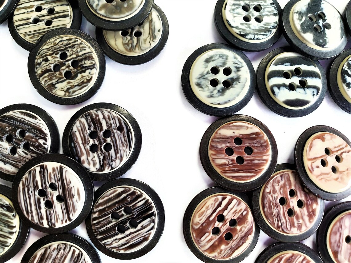 Vintage Coat Button Sets Color and Size Choices Sewing Etsy