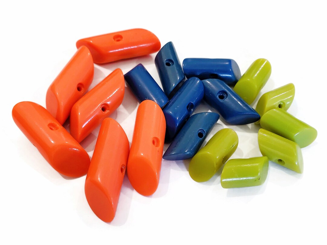 Vintage Toggle Coat Buttons in Your Choice Color, 10 Pieces for Sewing