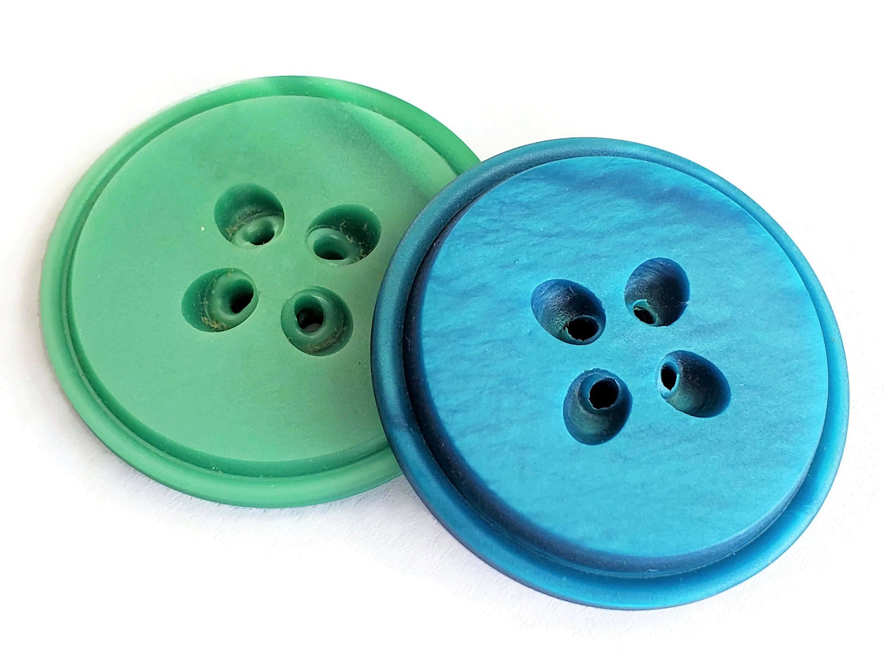 Extra Large Vintage Coat Buttons 2 Pieces High Quality Mid Etsy