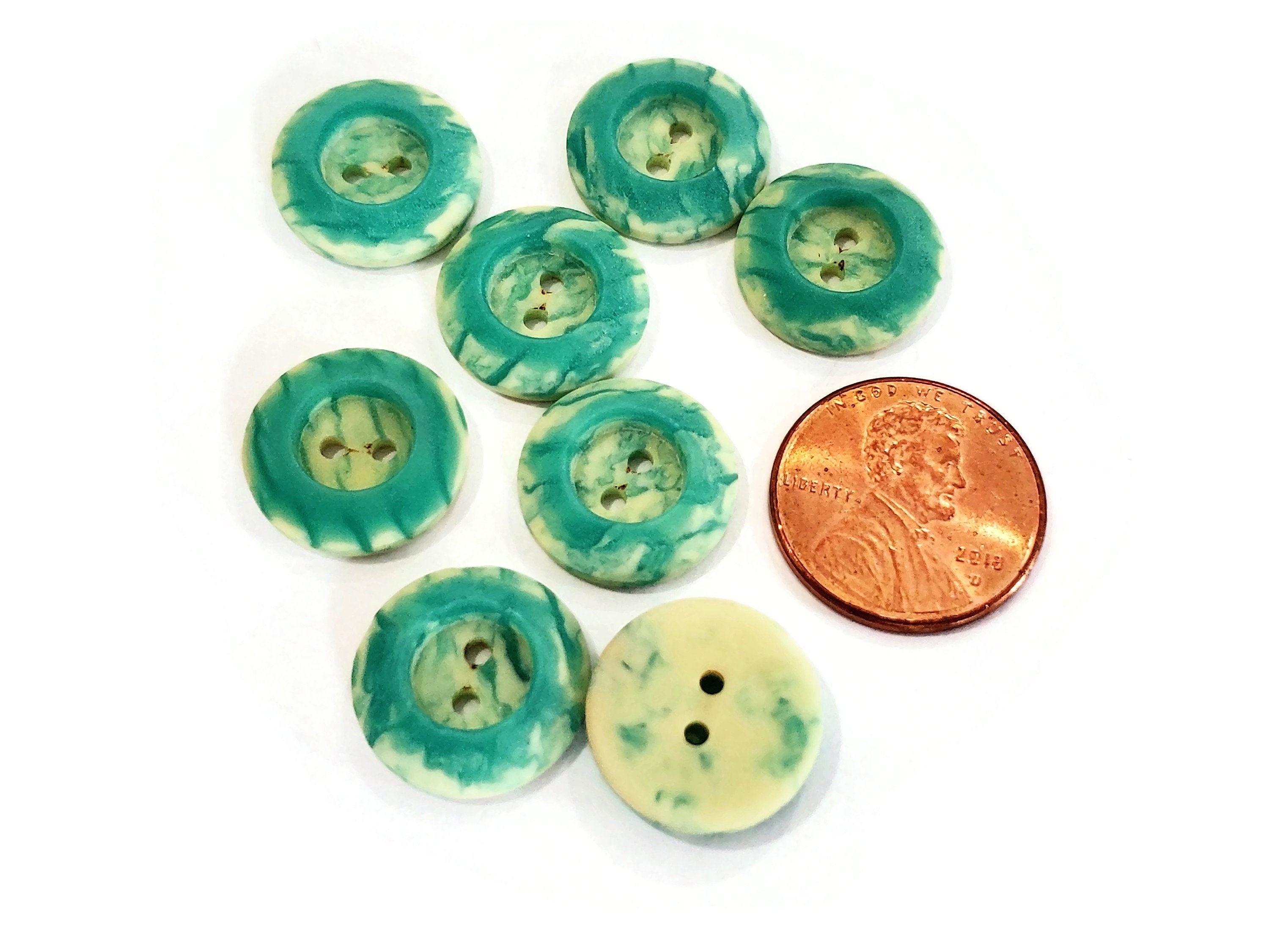 Vintage Plastic Buttons in Your Choice of Candy Colors Mixed Etsy