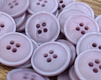 Lavender Vintage Buttons for Sewing & Knitting, 13/16 inch 20mm (generous 3/4 inch)