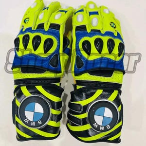 BMW Motorrad Motorbike Racing Leather Gloves
