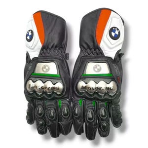 BMW Motorrad Motorbike Racing Leather Glove