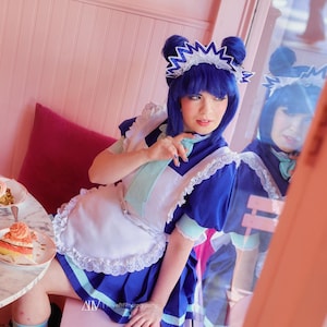 Tokyo Mew Mew Mint Maid Cosplay Costume COMPLETE WITH WIG